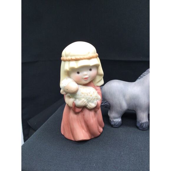 Avon 1986 Heavenly Blessings Nativity set 6 piece lot - Picture 2 of 11